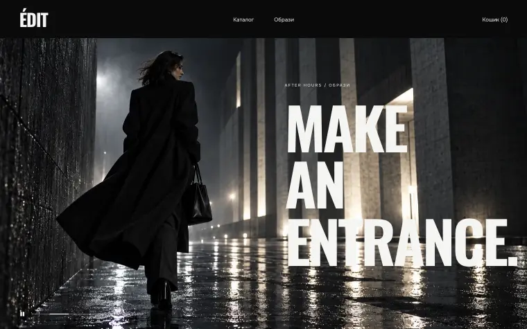 ÉDIT · MIDNIGHT RUNWAY — Looks