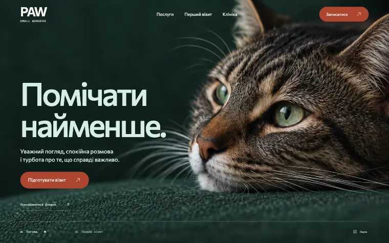PAW · SMALL WONDERS — Home